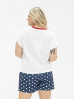 Blue and White Star Shorts
