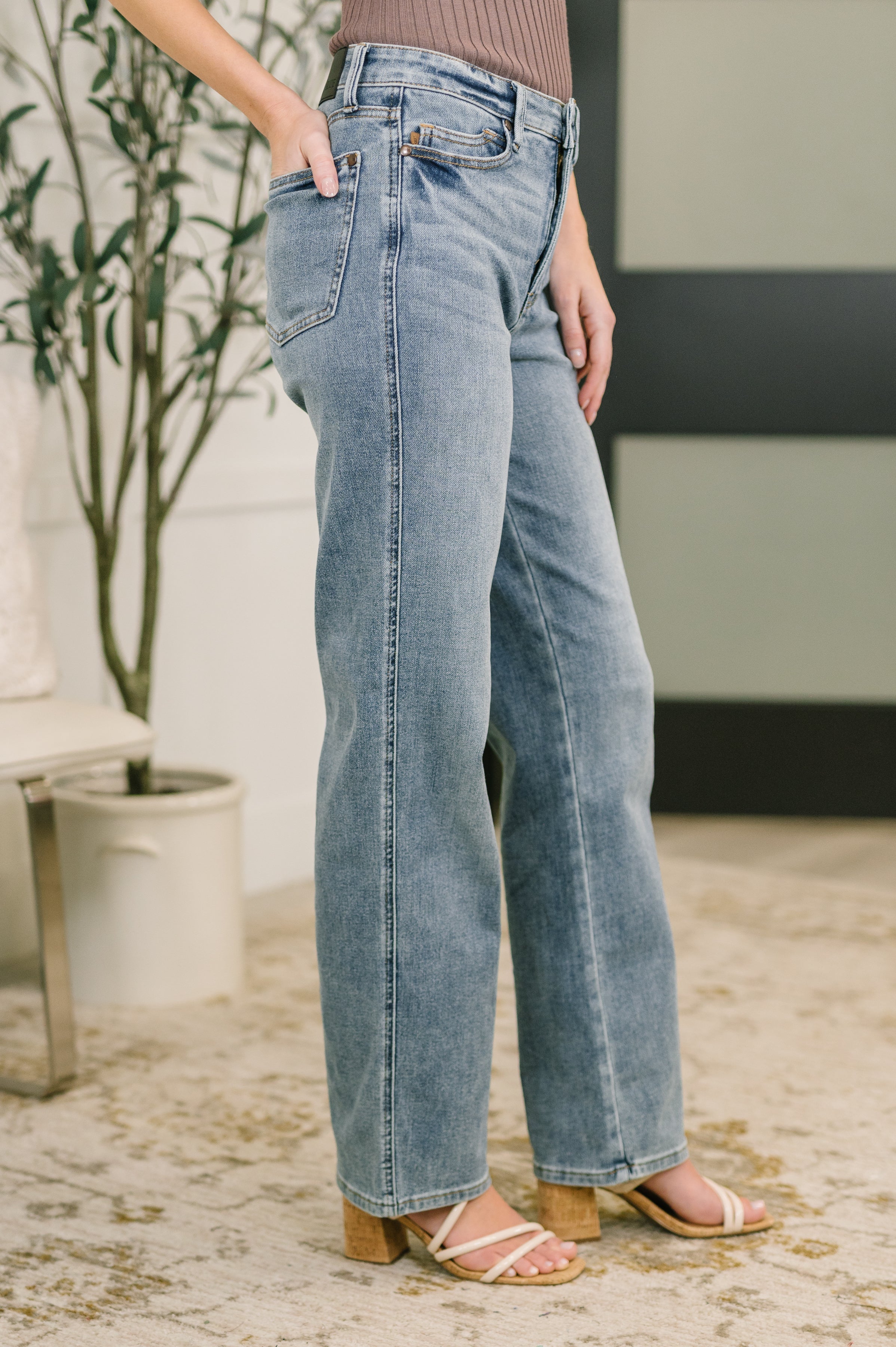 Sabrina High Waist TC Slim Straight