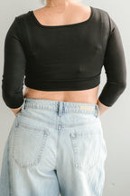 Square Neck 3/4 Sleeve