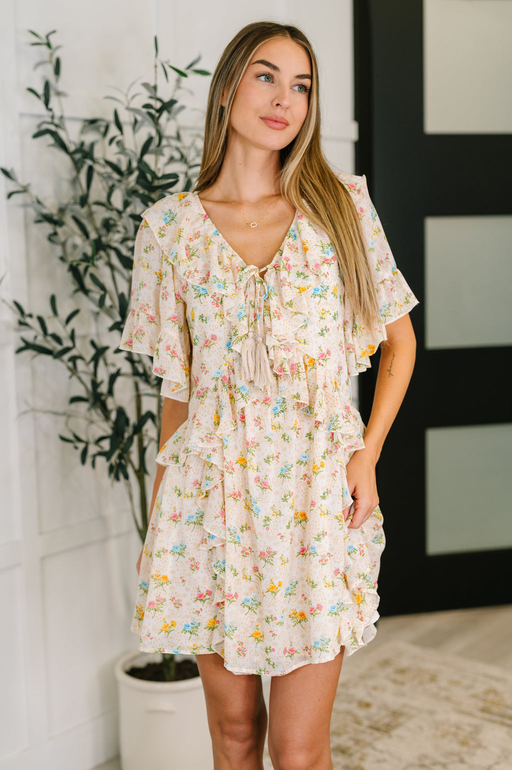 Sweet Escape Boho Floral Dress