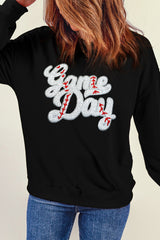 Baseball Game Day Long Sleeve Sweatshirt