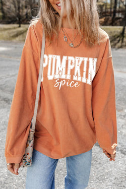 Pumpkin Spice Fall Long Sleeve Sweatshirt