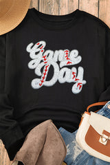 Baseball Game Day Long Sleeve Sweatshirt