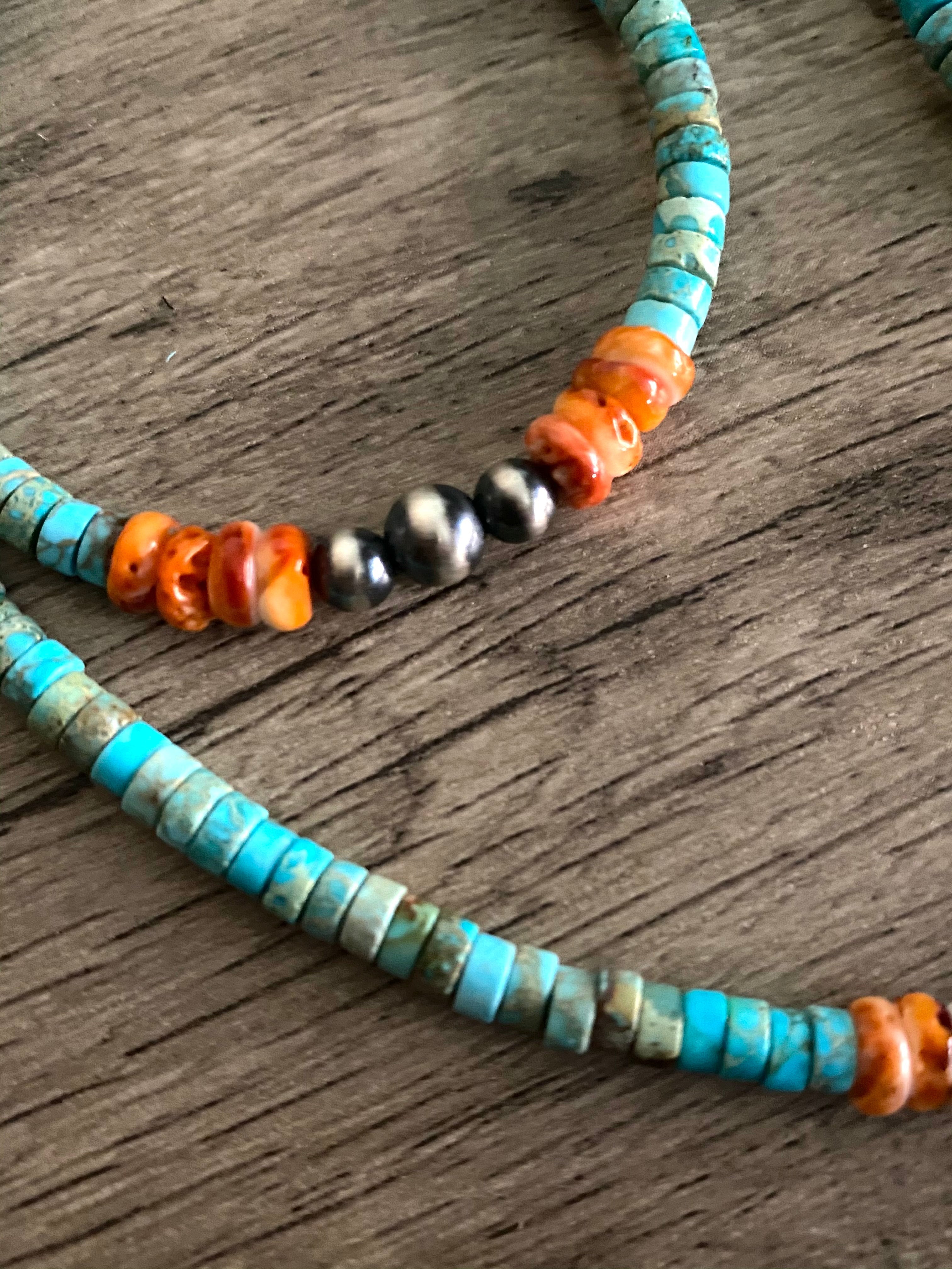 Spiny Oyster & Sterling Silver Pearl Choker Necklace – 14” | The Bijoux FAB