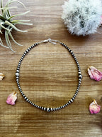 Graduated Sterling Silver Pearl Choker Necklace – 4-5-6-8mm 15” + 3” Extender | The Bijoux FAB