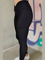 Max Sculpt Ribbed Leggings Regular Black Only