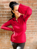 Max Sculpt Pullover Shaping Quarter Zip Jacket