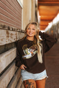 Sequin Mallard Duck Patch Sweatshirt