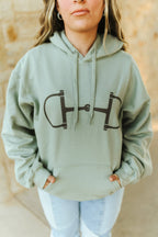 Western Horse Bit Graphic Hoodie