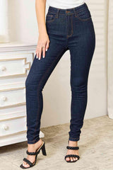 Judy Blue Full Size High Waist Pocket Embroidered Skinny Jeans - Soaring Eagle Boutique
