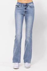 Judy Blue Mid-Rise Non Distressed Bootcut Jeans - Soaring Eagle Boutique