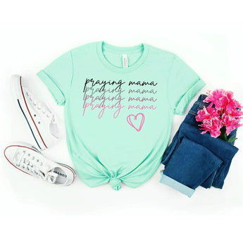 Praying Mama Graphic Tee - Soaring Eagle Boutique